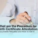 Procedures for Birth Certificate Attestation in Qatar