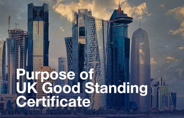 Purpose of UK Good Standing Certificate.