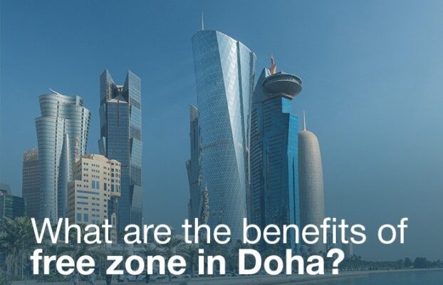 What are the benefits of a free zone in Doha?